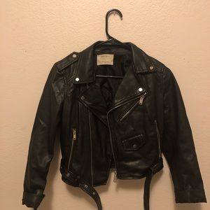 Leather Jacket - worn once. Zara size small